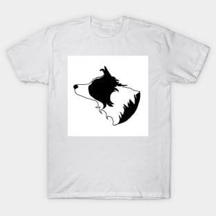 Border collie black and white T-Shirt